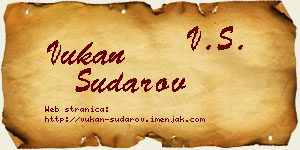 Vukan Sudarov vizit kartica